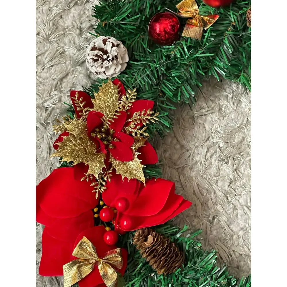 Christmas Door Wreath 20” Diameter